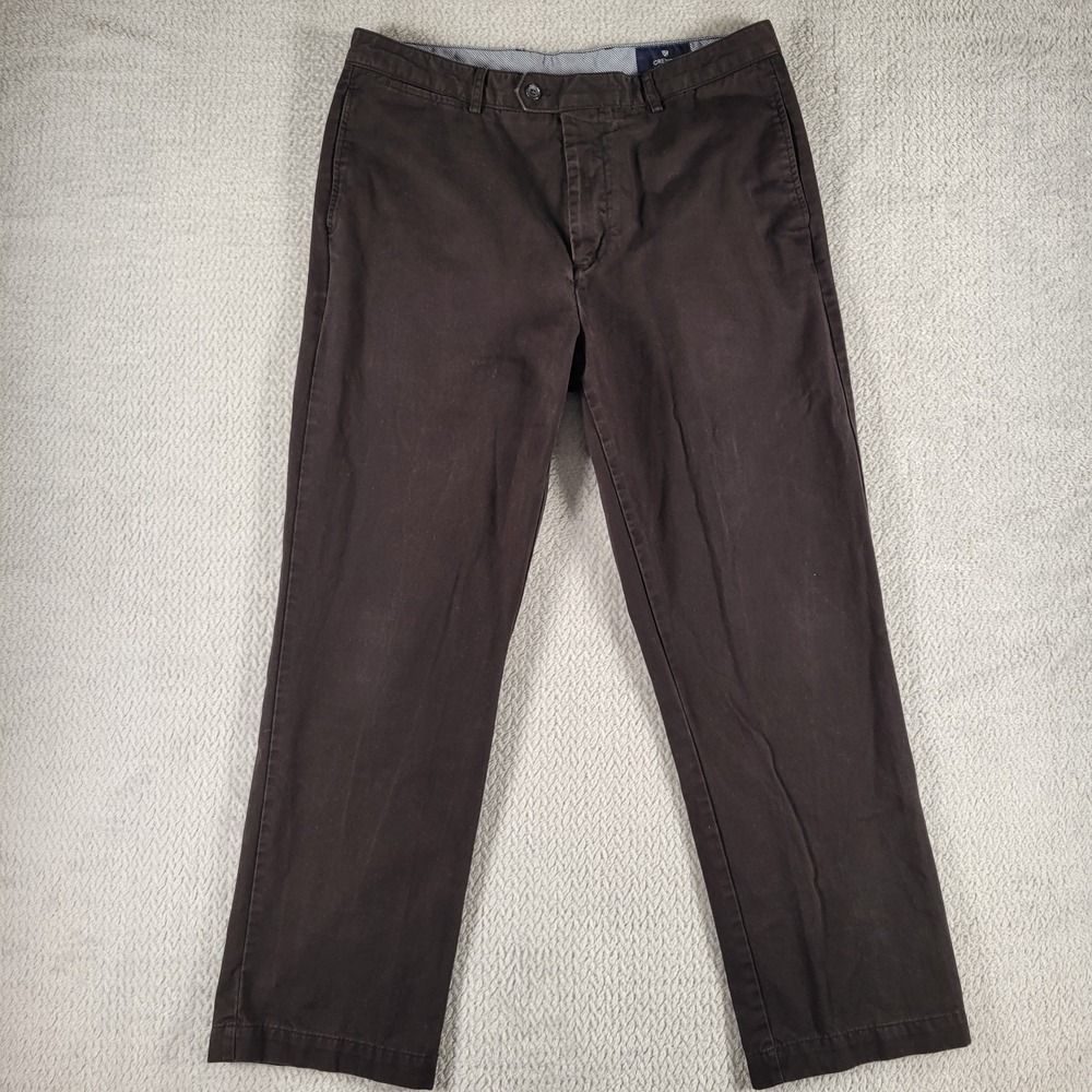 CREMIEUX 100% cotton black chino pants size 35X30